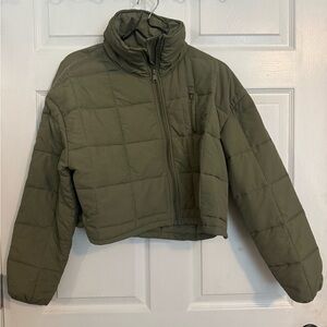 Love Tree Women's Olive Ultra Lightweight Jacket Size Large